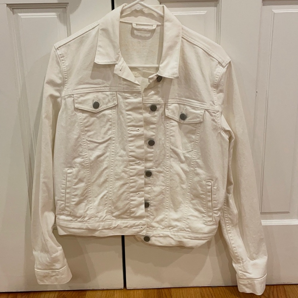 White Gap Denim Jacket